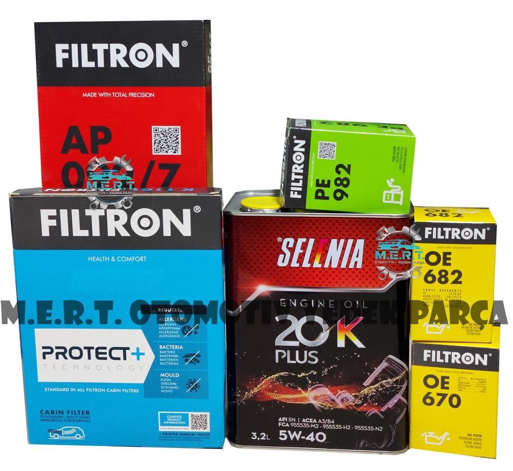 Fiat Doblo 1.3 Multijet Yağ Bakım Filtre Seti 2004-2010