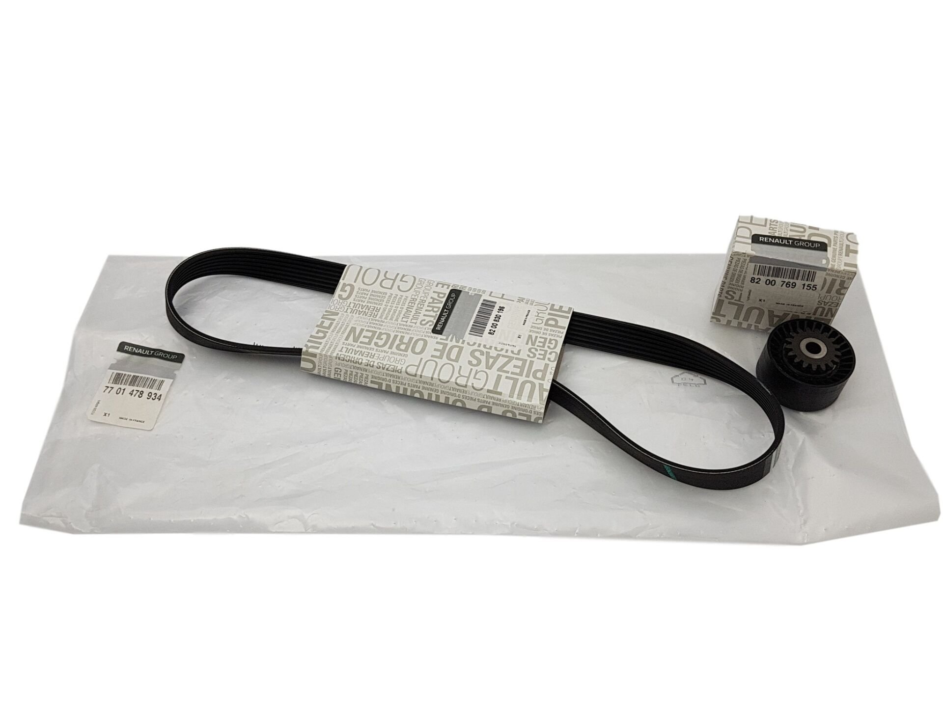 Renault Clio 3 1.2 16v Alternatör Kayış Seti 7701478934