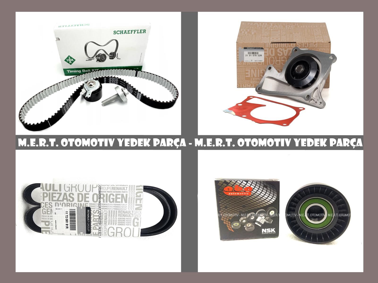 Mercedes B180D 1.5 BlueDci Euro6 Triger Devirdaim Kayış Bakım Seti