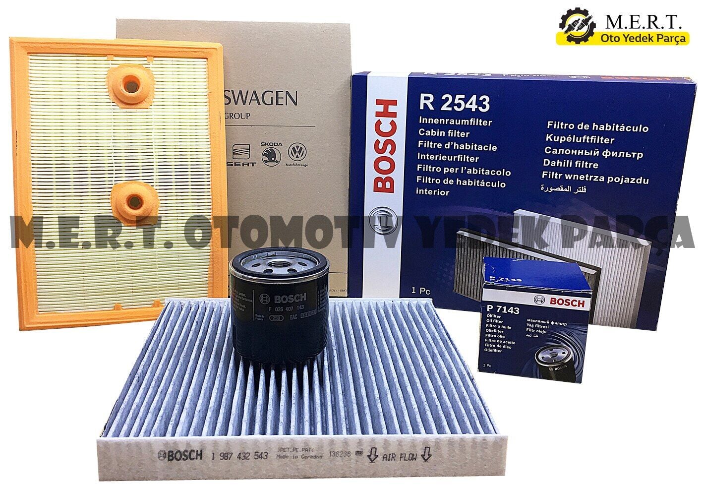 Audi Q2 1.4 Tfsı Filtre Bakım Seti (2016-2018) (538928485)