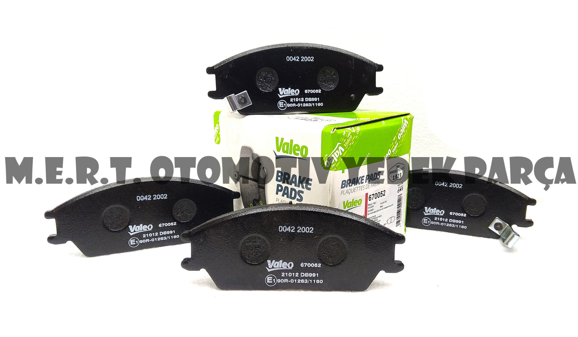 Valeo - Hyundai Accent 95-00 Yumurta Kasa Ön Fren Balatası