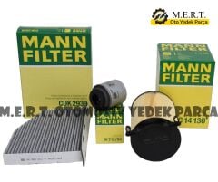 Vw Passat 1.4 Tsı Mann Filtre Bakım Seti 2010-2014 Cax