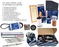 Seat Altea 1.6 Tdi Bosch Komple Bakım Seti Filtreler Triger Buji