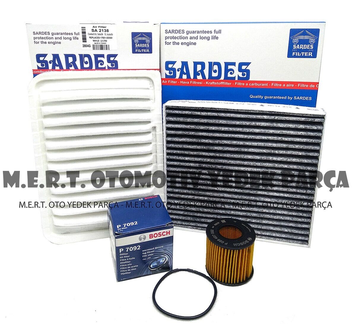 Toyota Auris 1.33 Benzinli Filtre Bakım Seti (2009-2018) (537576215)