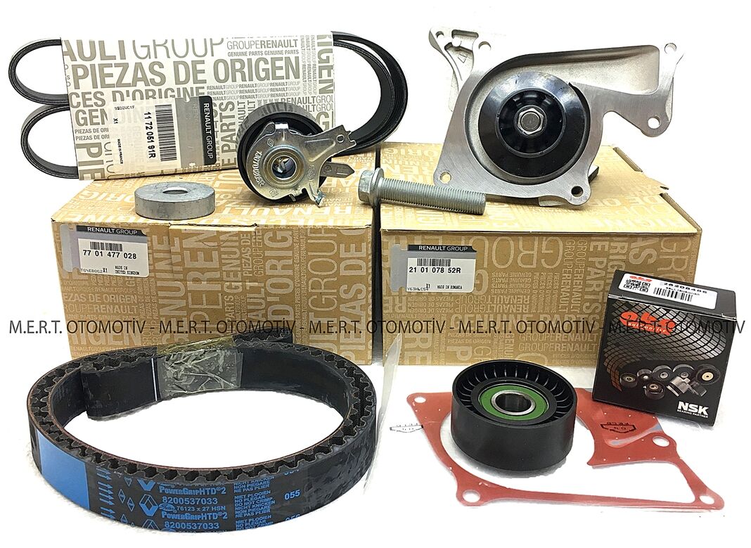 Qashqai 1.5 Dci 2012 Triger Devirdaim Kayış Bakım Seti