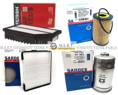 Kia Rio 1.4 Crdi Filtre Bakım Seti 2011-2017