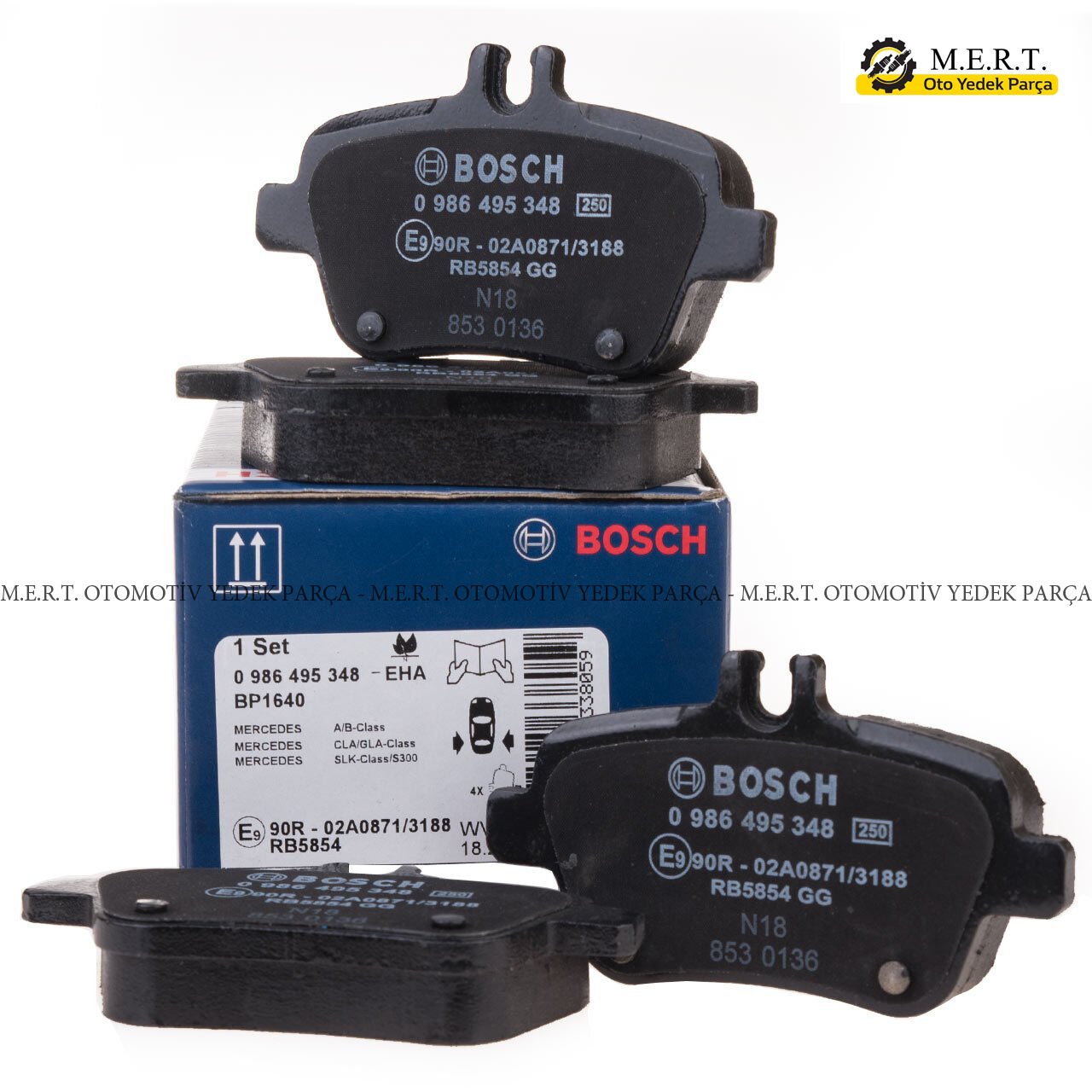 Mercedes W117 Cla Arka Fren Balata Takımı Bosch Marka