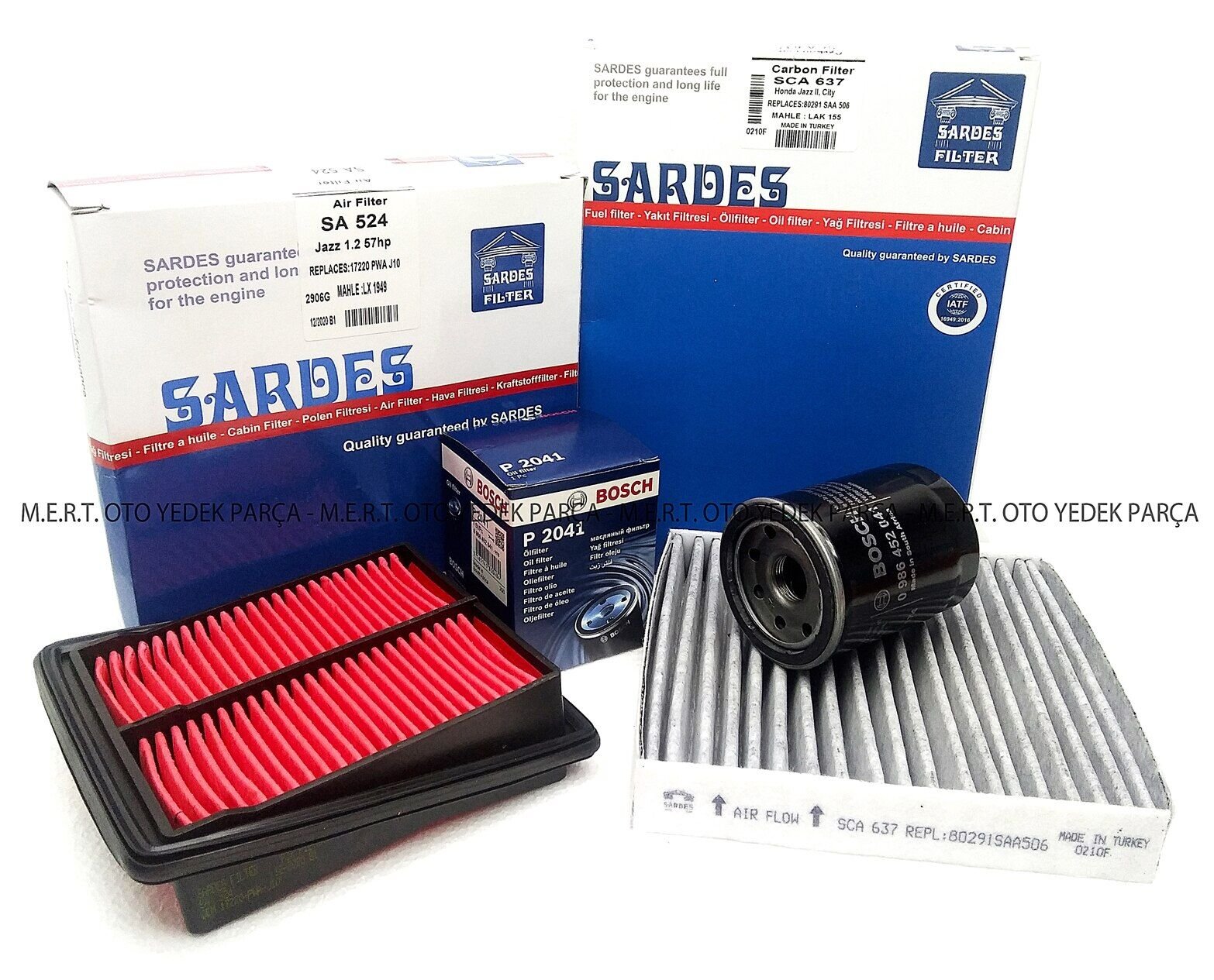 Honda Jazz 1.4 Filtre Bakım Seti (2005-2008)