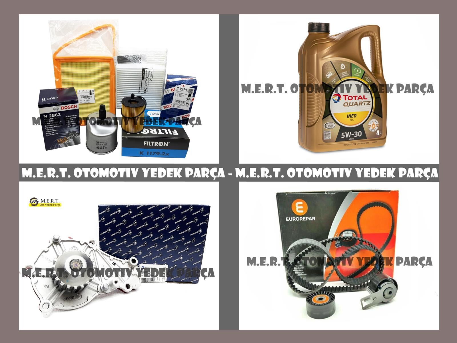 Peugeot 207 1.6 Hdi Komple Bakım Seti Filtre Yağ Triger Devirdaim