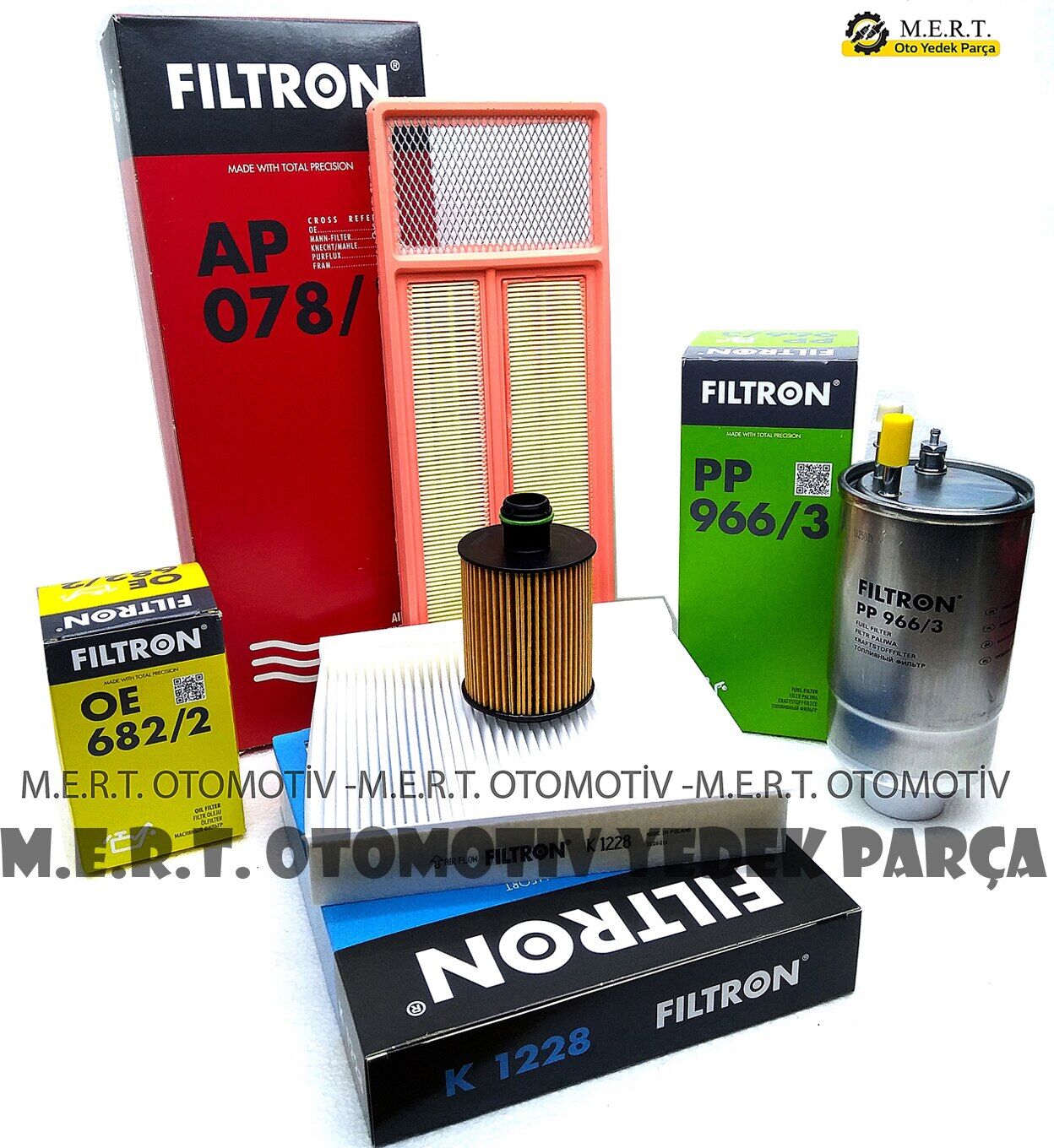 Fiat Linea 1.3 Euro 5 Filtron Filtre Bakım Seti (2012-2017)