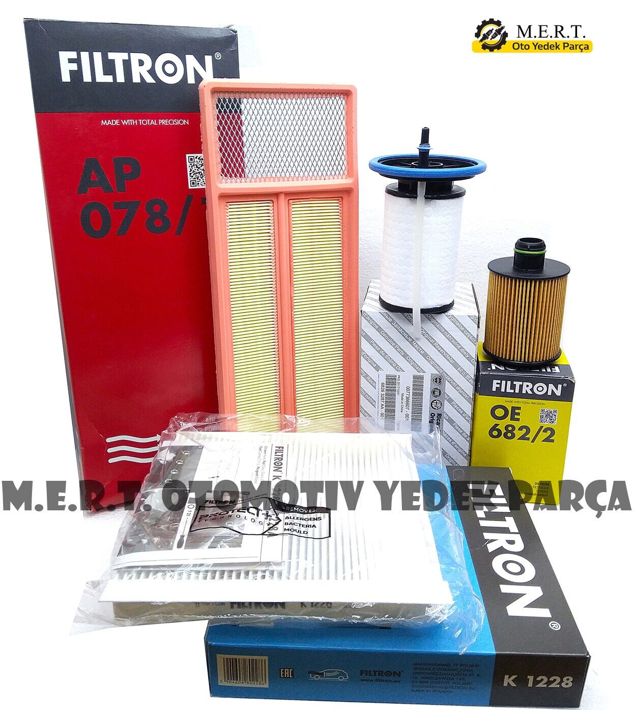 Fiat Egea 1.3 Multijet Euro 5 Filtre Bakım Seti Filtron