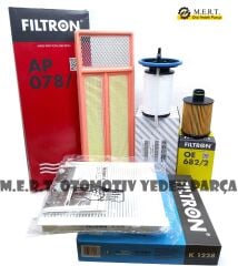 Fiat Egea 1.3 Multijet Euro 5 Filtre Bakım Seti Filtron