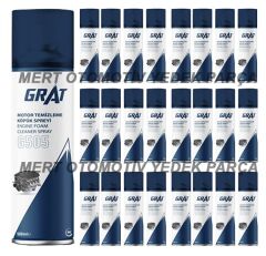 Grat Motor Temizleme Spreyi 24 Adet 500 Ml