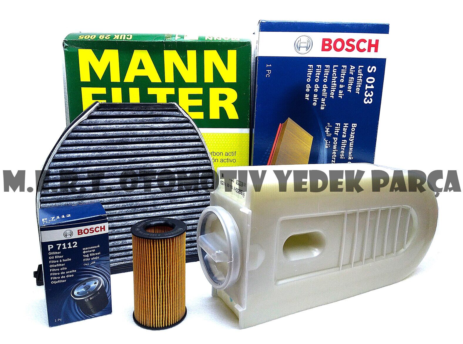 Mercedes X204 Glk 220 Cdı , 250 Cdı Filtre Bakım Seti (2009-2015)