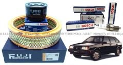 Lada Samara Hava Ve Yağ Filtresi + Buji Takımı