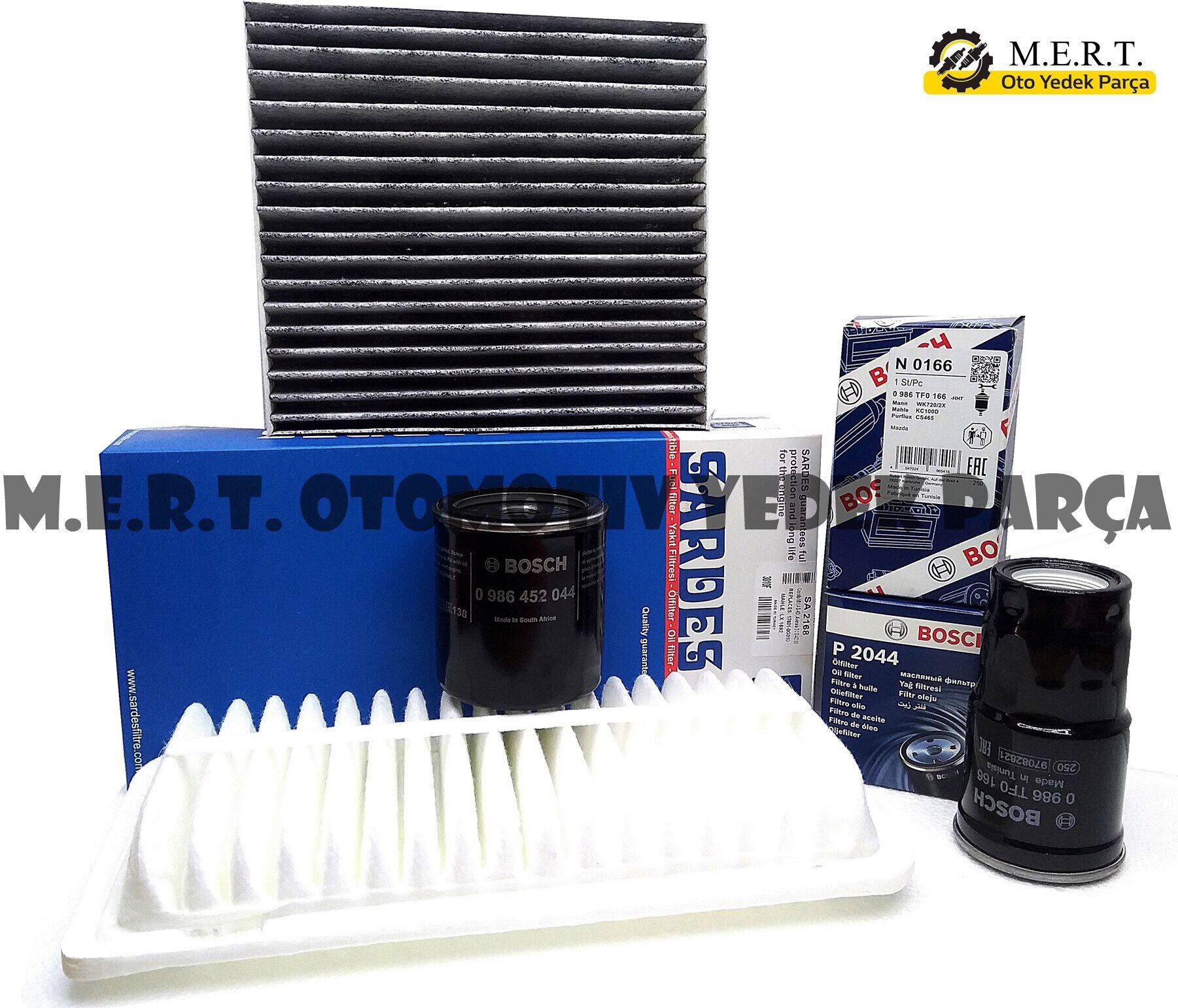 Toyota Corolla 1.4 D4D Filtre Bakım Seti (2005-2006)