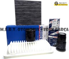 Toyota Corolla 1.4 D4D Filtre Bakım Seti (2005-2006)