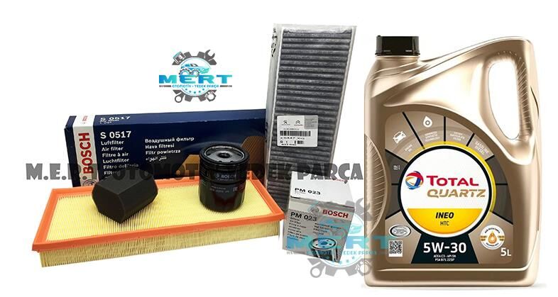 C5 Aircross 1.2 Puretech 130HP Filtre Seti ve İneo Htc Motor Yağı