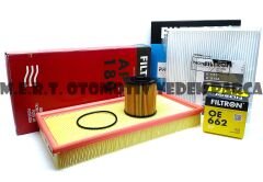 Volvo S40 1.6 Benzinli Filtre Bakım Seti 2000-2004 Filtron
