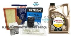 C4 Cactus 1.2 E-vti Puretech Filtre Seti ve İneo Htc Motor Yağı 82 HP