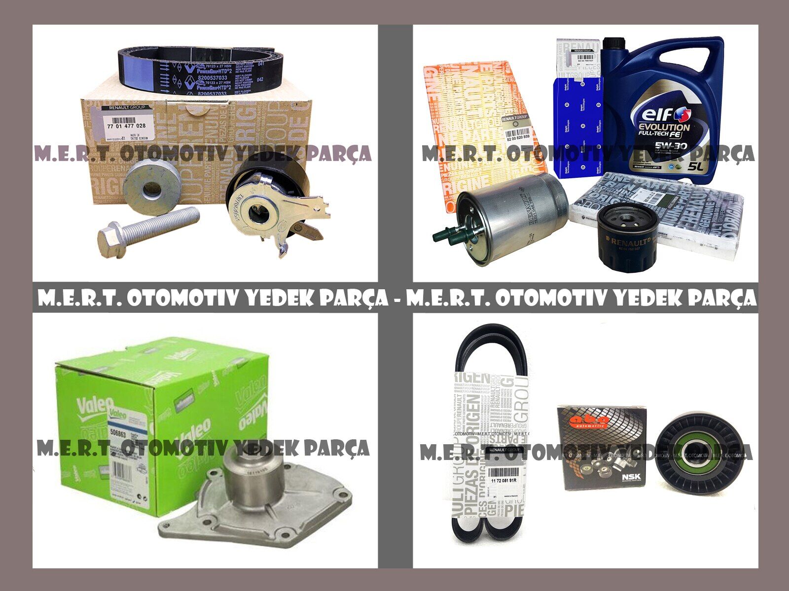 Megane 3 - Fluence Komple Bakım Seti 1.5 Dci Euro 4