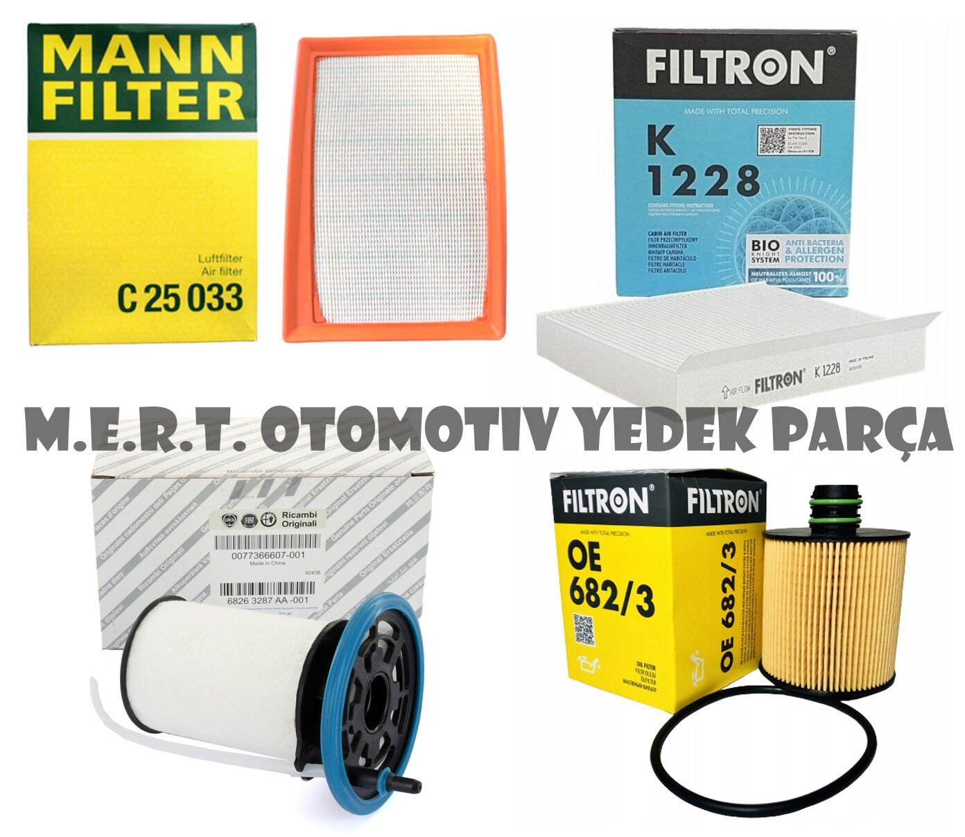 Fiat Egea 1.6 Multijet Filtre Bakım Seti