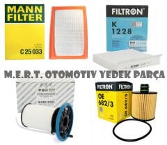 Fiat Egea 1.6 Multijet Filtre Bakım Seti