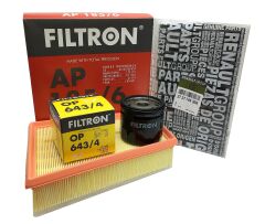 Renault Fluence 1.6 16V Filtre Bakım Seti Hava-Yağ-Karbon Polen