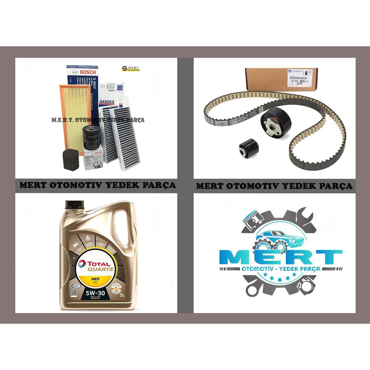 Peugeot 308 1.2 Puretech Komple Bakım Seti ve İneo Htc Motor Yağı 130 HP