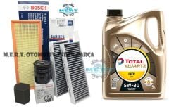 Peugeot 308 1.2 Puretech Filtre Seti ve İneo Htc Motor Yağı 130 HP