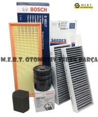 Peugeot 308 1.2 Puretech Filtre Seti ve İneo Htc Motor Yağı 130 HP