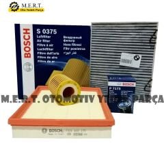 Bmw 1.16I F20 Benzinli Filtre Bakım Seti (2011-2015) Bosch
