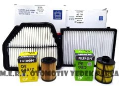 Opel Antara 2.0 Dizel 4'Lü Filtre Bakım Seti Sardes + Filtron