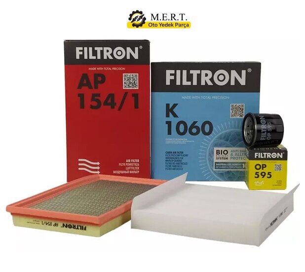 Nissan Primera 1.6 Benzinli Filtron Filtre Bakım Seti 2003-2007 (491516322)