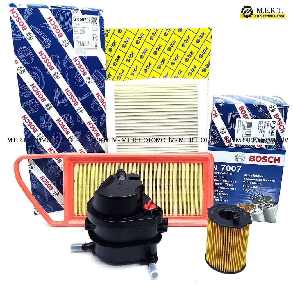 Peugeot Bipper 1.4 Hdi Filtre Bakım Seti (2008-2014)