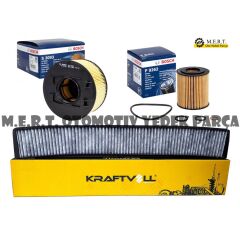 Bmw 3.18I E46 Filtre Bakım Seti (2001-2007) (490605283)