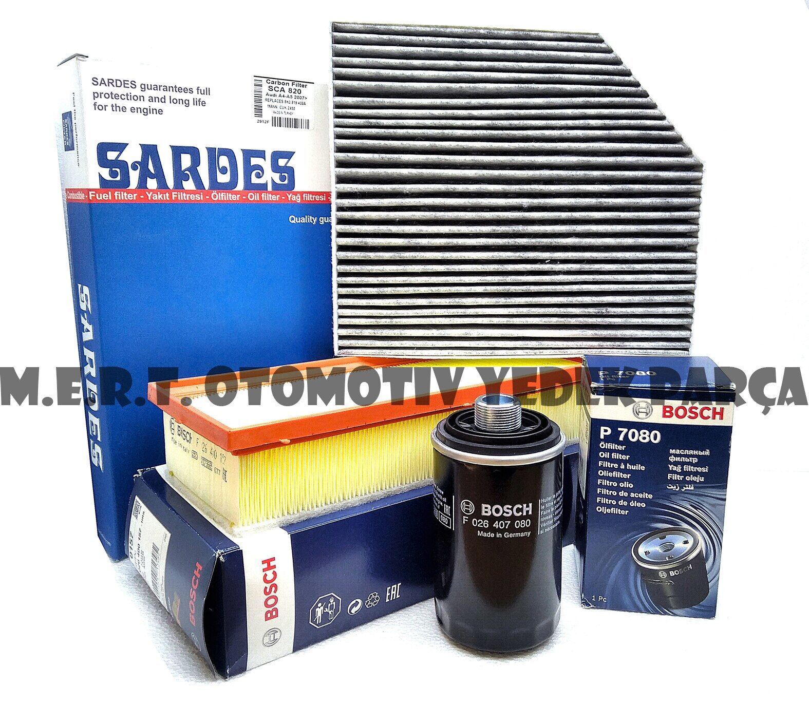 Audi A4 1.8 Tfsi Filtre Bakım Seti 2008-2012