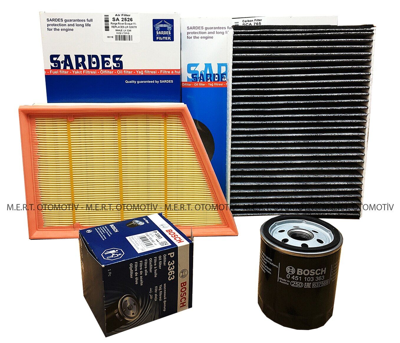 Land Rover Freelander 2.0 Benzinli Filtre Bakım Seti 240Ps