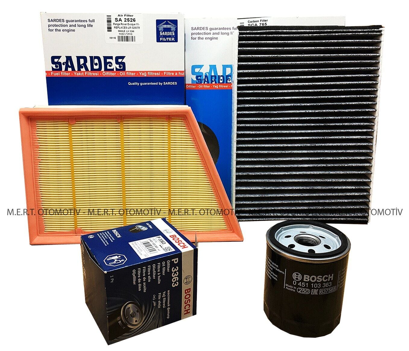 Land Rover Freelander 2.0 Benzinli Filtre Bakım Seti 240Ps