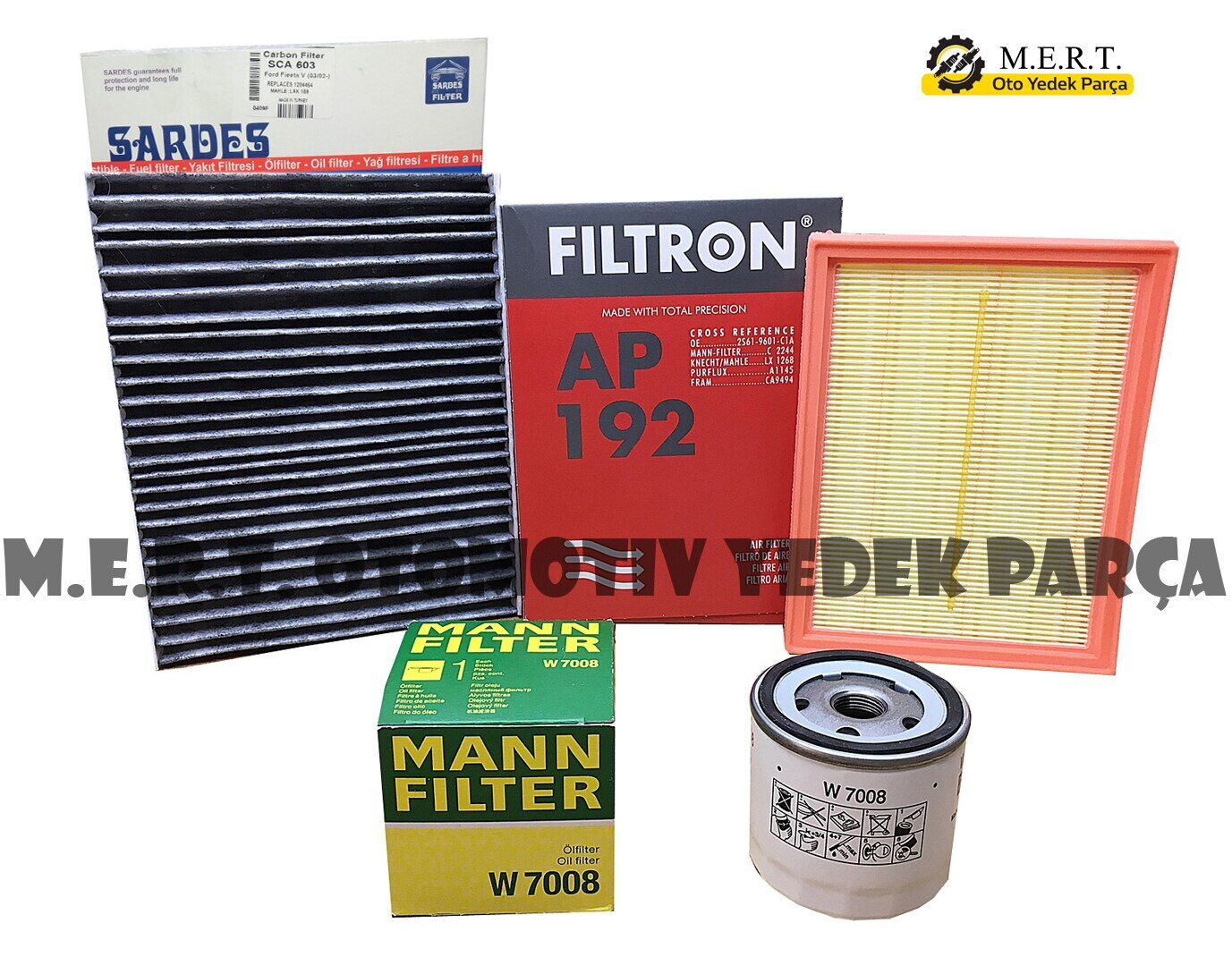 Ford Fiesta 1.4 16V Filtre Bakım Seti (2002-2008)