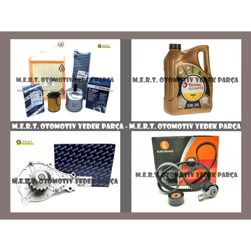 Peugeot 301 1.6 Hdi Komple Bakım Seti Filtre Yağ Triger Devirdaim 550372003