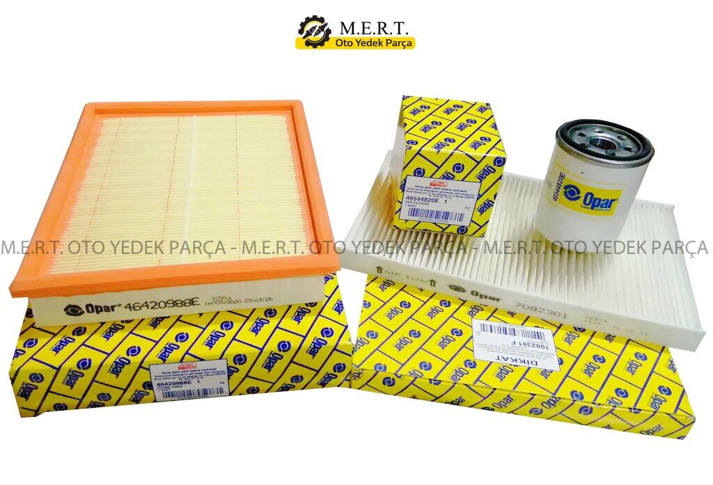 Fiat Albea 1.2 Benzinli Filtre Bakım Seti Opar Orjinal