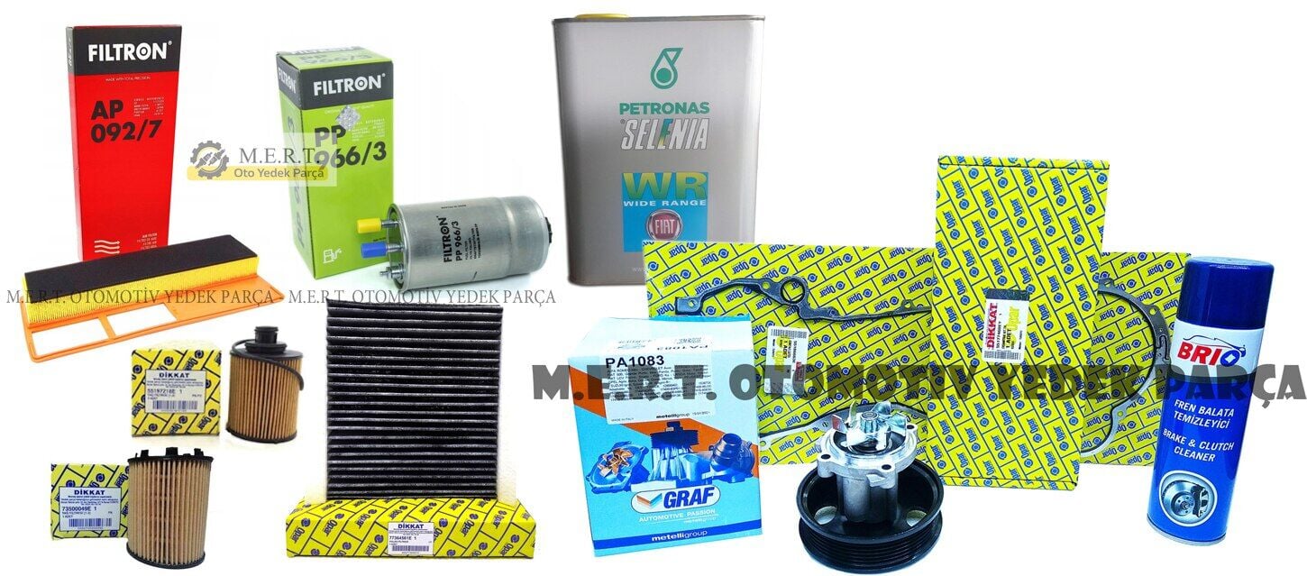 Fiat Linea 1.3 Euro 4 Komple Bakım Seti Triger Devirdaim Filtre
