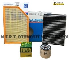 Volvo V60 1.6 T4 Benzinli Filtre Bakım Seti (2011-2014) 180Hp