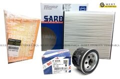 Renault Laguna 2 1.6 16V Benzinli Filtre Bakım Seti (2001-2005)