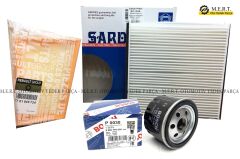 Renault Laguna 2 1.6 16V Benzinli Filtre Bakım Seti (2001-2005)