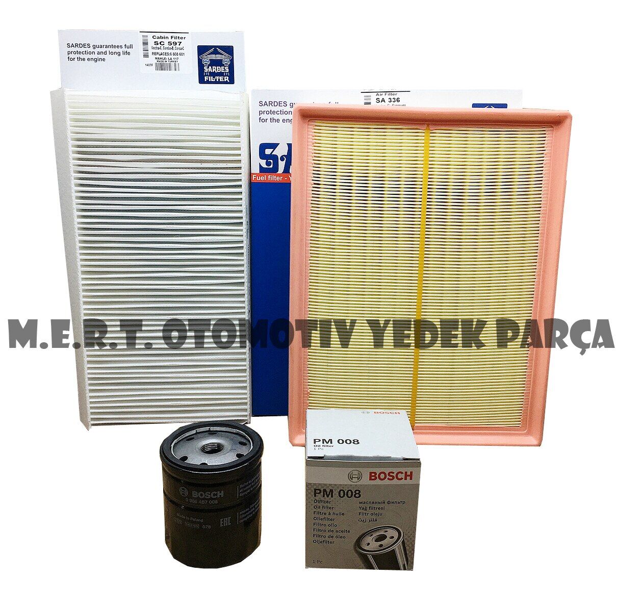 Opel Vectra C 1.6 Filtre Bakım Seti (2002-2008)