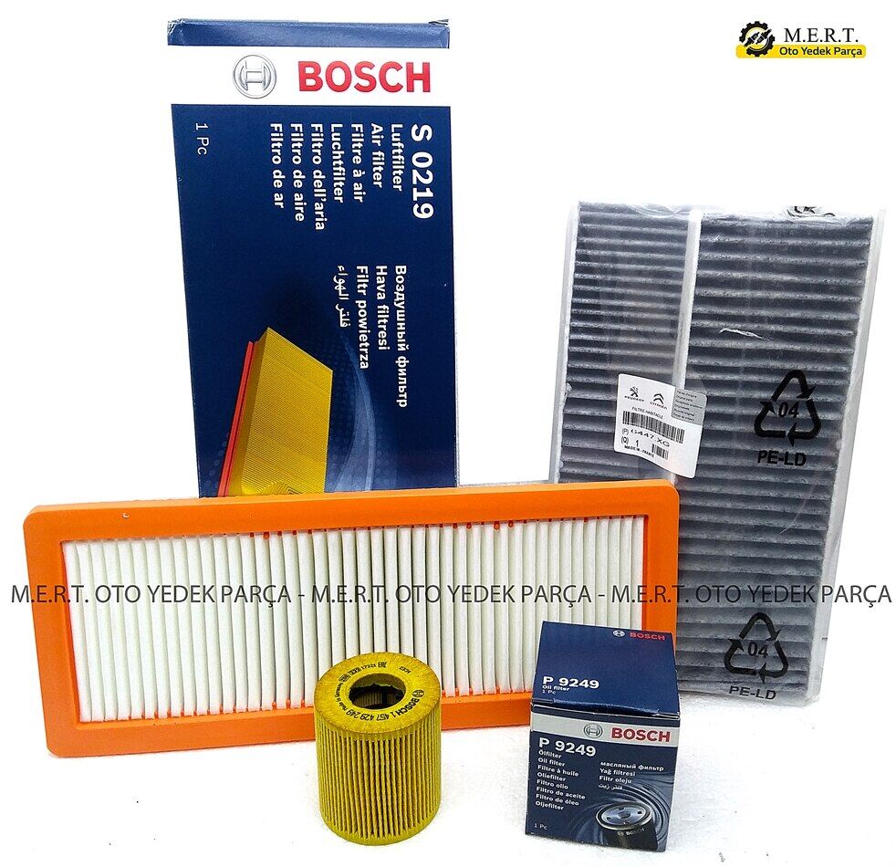 Citroen Ds5 1.6 Thp Benzinli Filtre Bakım Seti (Hava-Yağ-Polen)