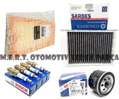 Renault Megane 2 1.4 Benzinli Bakım Seti Filtreler + Buji Takımı