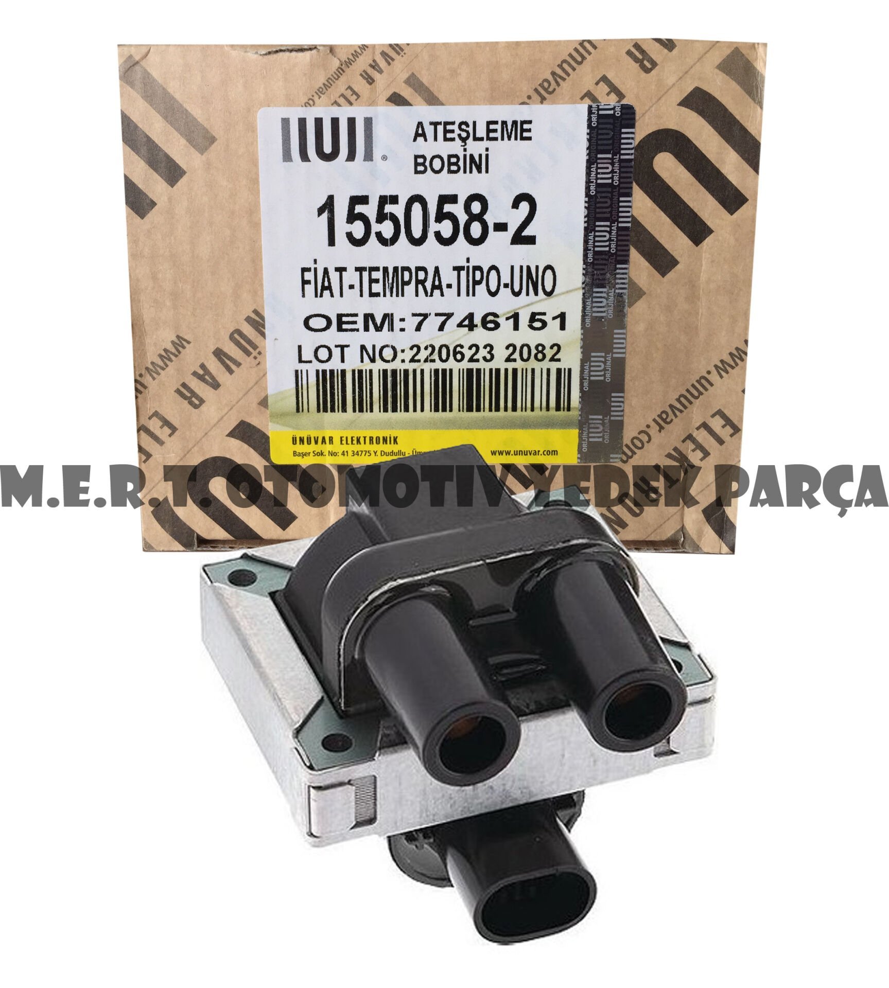 UNUVAR Ateşleme Bobini Fiat Tempra Tipo Uno 1.4 - 1.6 Enjeksiyon